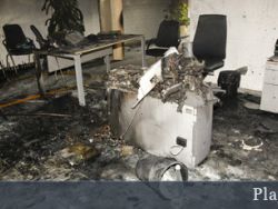 Mulher pegou-se fogo e disse `tiraram-me tudo´